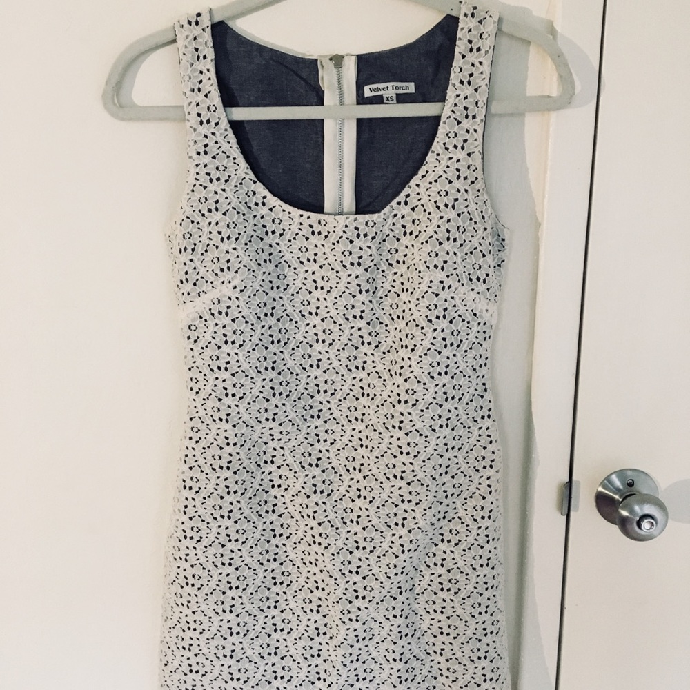 White lace dress
